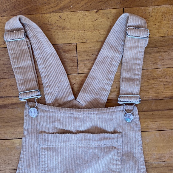 Forever 21 size M tan corduroy overall dress - Picture 2 of 8